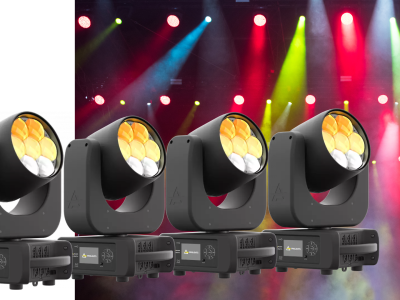 MOVING HEAD - 4X ASTRA WASH7PIX 7X40W LED+ CASE
